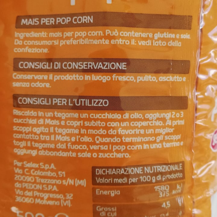 photo of Selex Mais per pop corn shared by @emanuelepascuzzo on  11 Dec 2021 - review