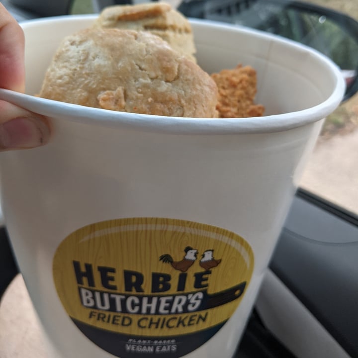 photo of Herbie Butcher's Fried Chicken Large Fried chicken bucket shared by @thevagrantvegan on  08 Aug 2021 - review