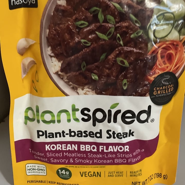 photo of Plant Spired korean bbq flavor steak shared by @slanderson34me on  21 Sep 2022 - review