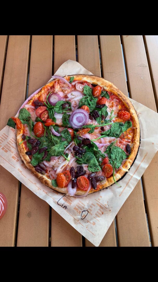 photo of Blaze Pizza Vegan pizza shared by @pacholiarce on  30 Mar 2019 - review
