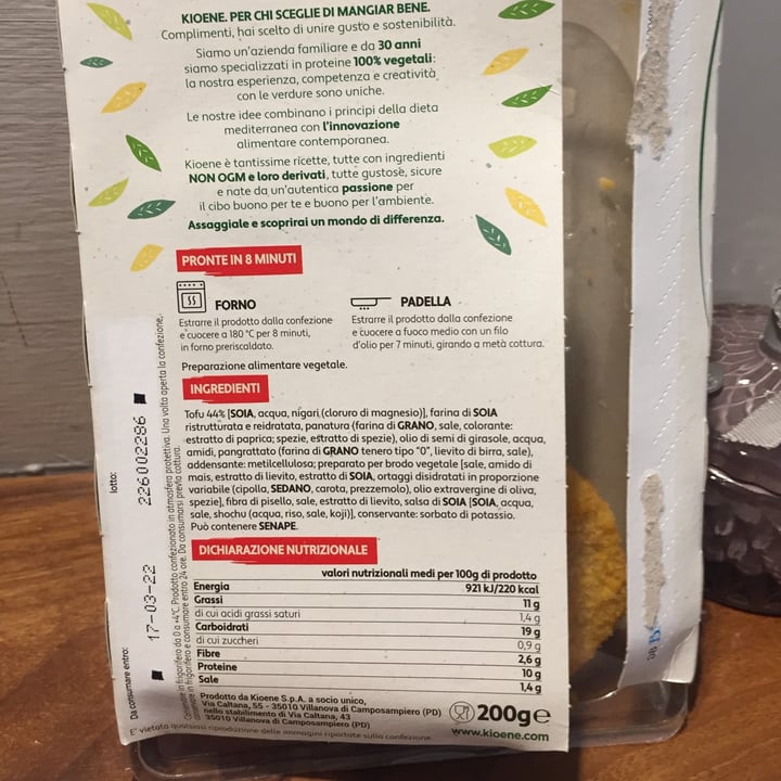 review photo of Kioene Cotoletta vegetale shared by @soniamiao on 02 Mar 2022 - review