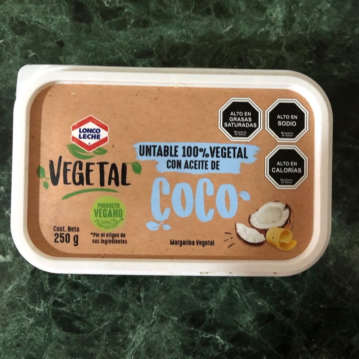 photo of Lonco Leche Margarina Vegetal con Aceite de Coco shared by @jav1meduzza on  22 Jul 2021 - review