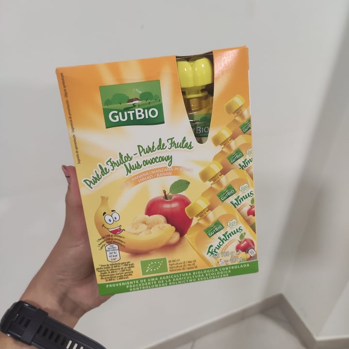 photo of GutBio Puré de frutas manzana/plátano shared by @beatrizlp2911 on  06 Oct 2021 - review