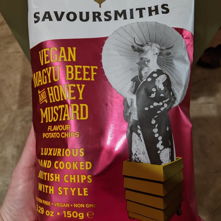 photo of Savoursmiths Vegan Wagyu Beef And Honey Mustard shared by @caseyveganforlife on  09 May 2022 - review