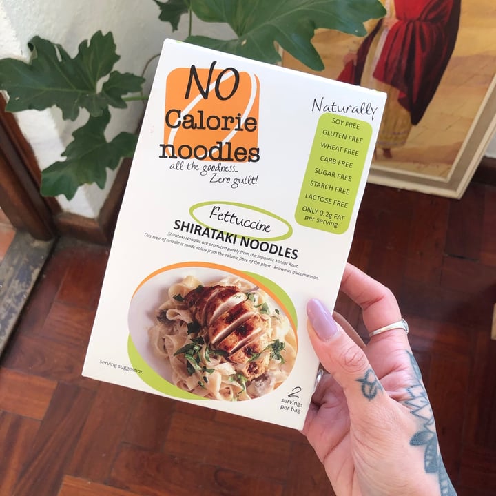 photo of No calorie noodles Fettuccine shirataki noodles shared by @flowerstastebad on  25 Aug 2021 - review
