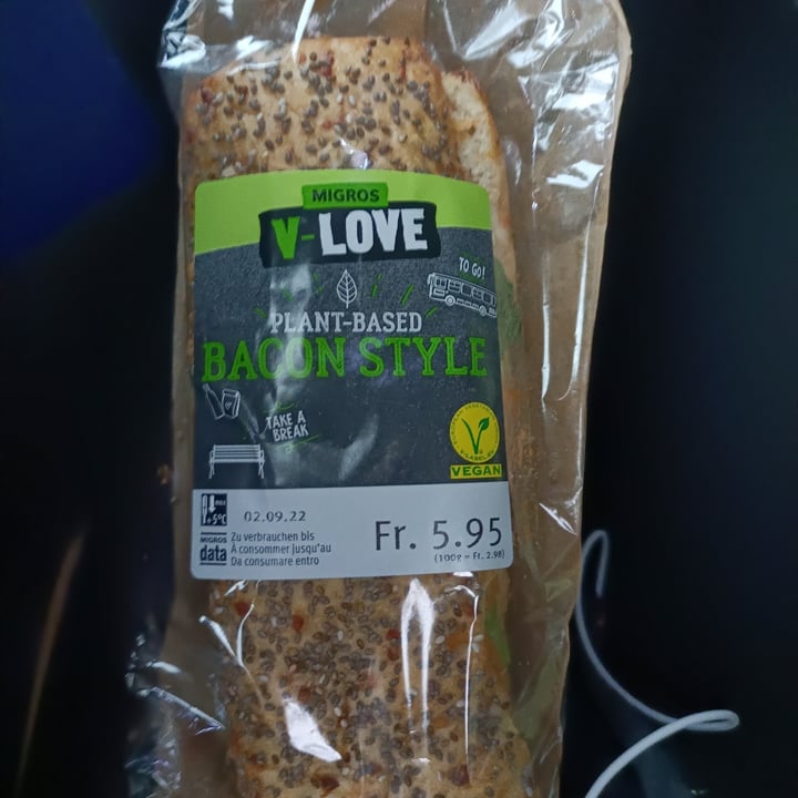 photo of Migros V-Love Bacon style shared by @sofiarossi on  09 Oct 2022 - review