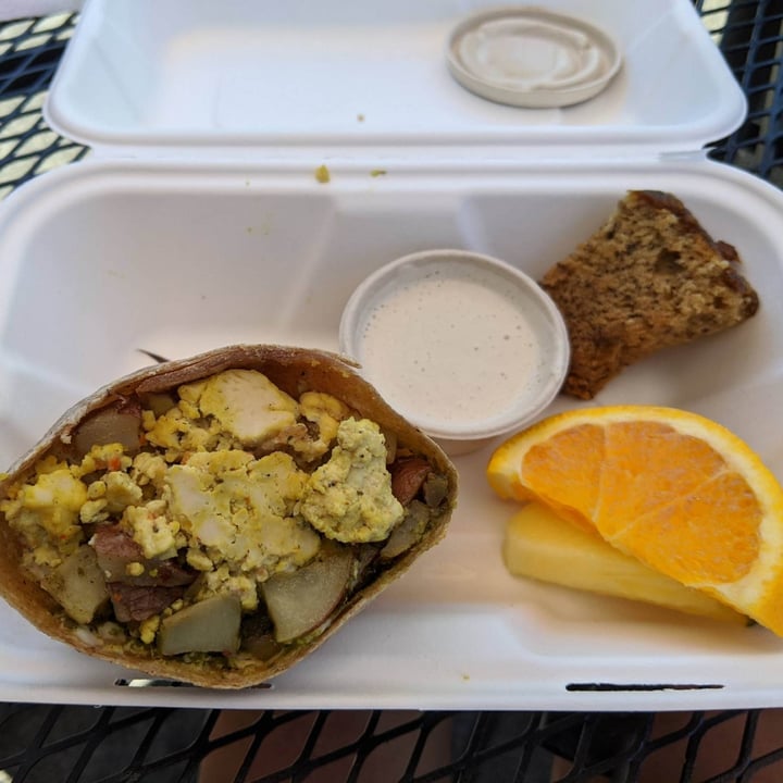 photo of Herbivores Gandhi Breakfast Burrito shared by @beachbummum on  10 Sep 2020 - review