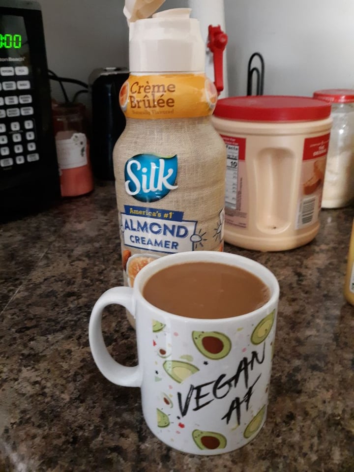 photo of Silk Creme Brulee Creamer shared by @theanxiousvegan on  14 Feb 2020 - review