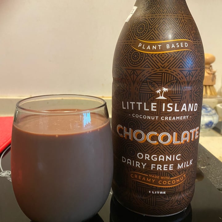 photo of Little Island Coconut Creamery Chocolate Organic Dairy Free Milk shared by @chefchrissy68 on  20 Feb 2022 - review