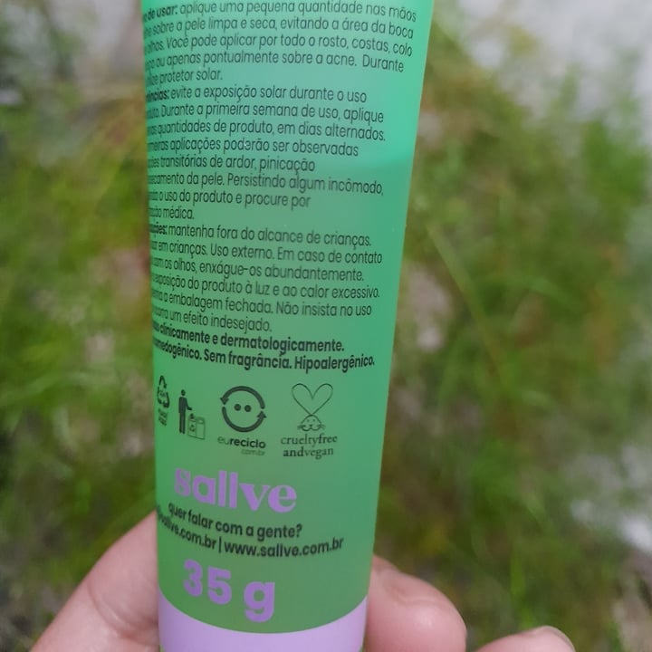 photo of Sallve Serum antiacne shared by @helenajrf on  20 Apr 2022 - review