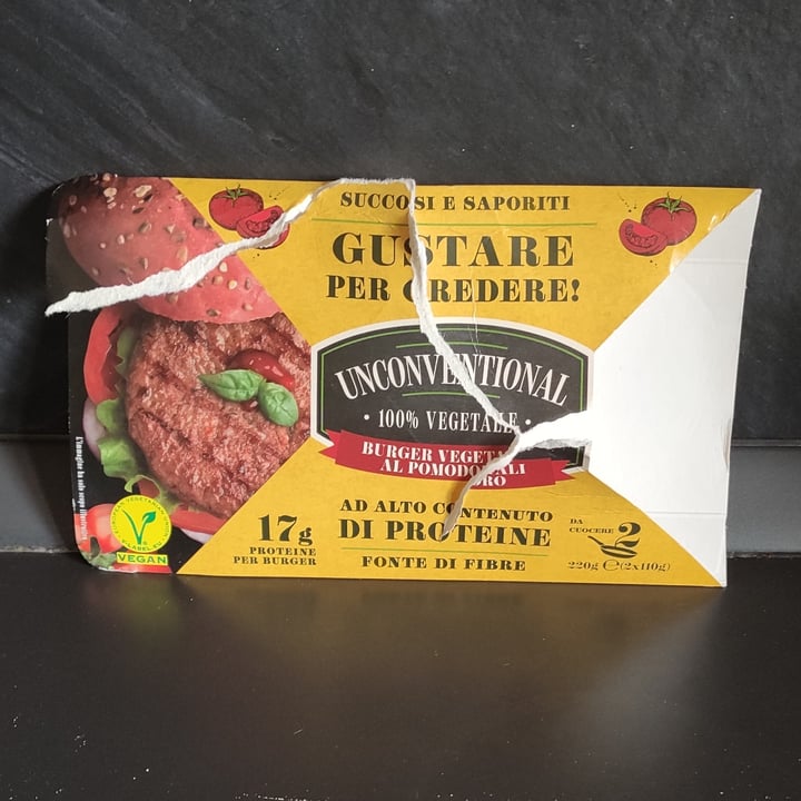 photo of Unconventional Burger Vegetale Al Pomodoro - Tomato Burger shared by @elgaeagle on  12 Aug 2022 - review