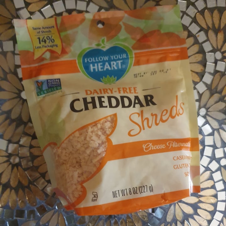 photo of Follow your Heart Cheddar Shreds shared by @paniwilson on  22 Feb 2021 - review