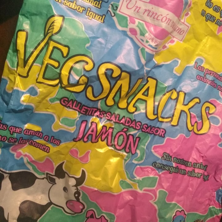 review photo of Un Rincón Vegano Vegsnacks Galletas Saladas sabor Jamon shared by @laravillegas on 18 Feb 2022 - review