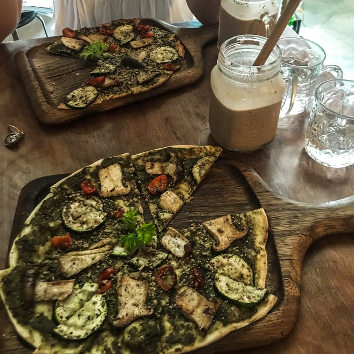 photo of Wholey Wonder Vegan Cafe and Yoga Studio (Penang) Wholey Pizza shared by @cheerfulchickpea on  14 Sep 2020 - review