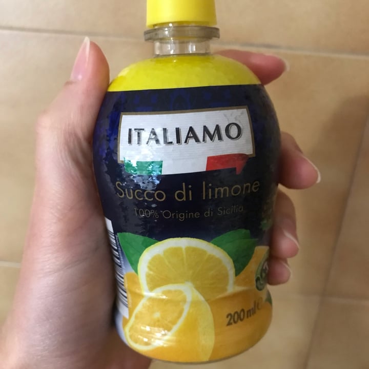 photo of Italiamo Succo di limone shared by @nikyveg on  01 Apr 2022 - review