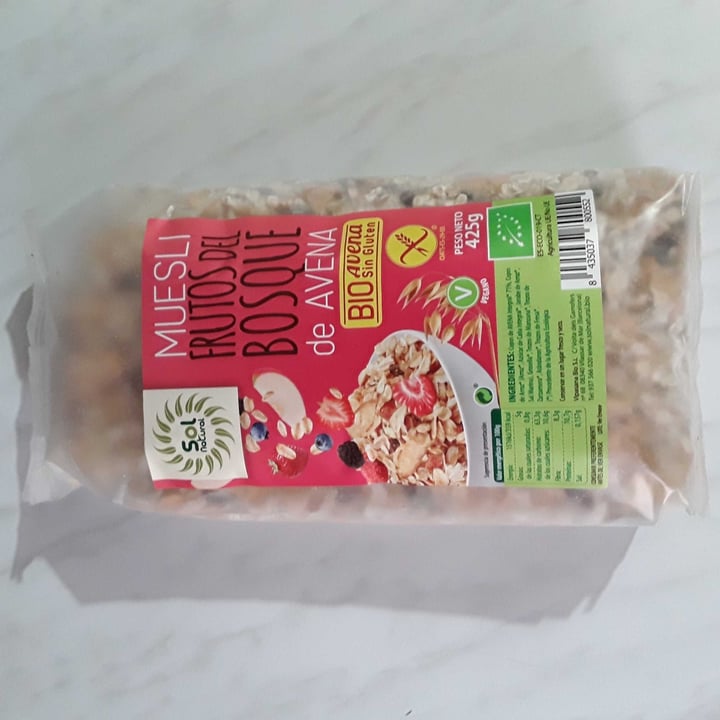 photo of Sol Natural Sol Natural Muesli Frutos Del Bosque De Avena shared by @bubu2810 on  22 Sep 2020 - review