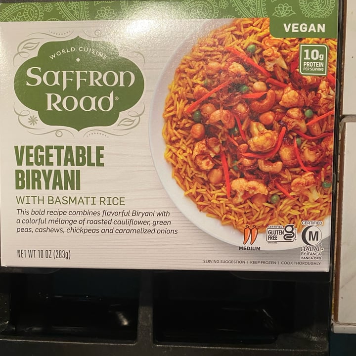 photo of World Cuisine Saffron Road Vegetable Biryani shared by @baby-vegan on  11 May 2022 - review