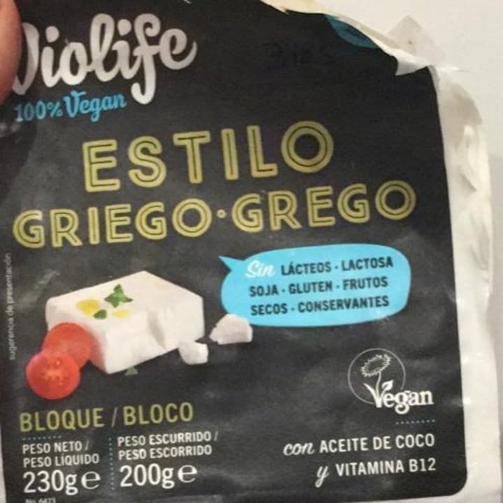 photo of Violife Queso bloque estilo griego shared by @mariencd on  27 Jun 2022 - review