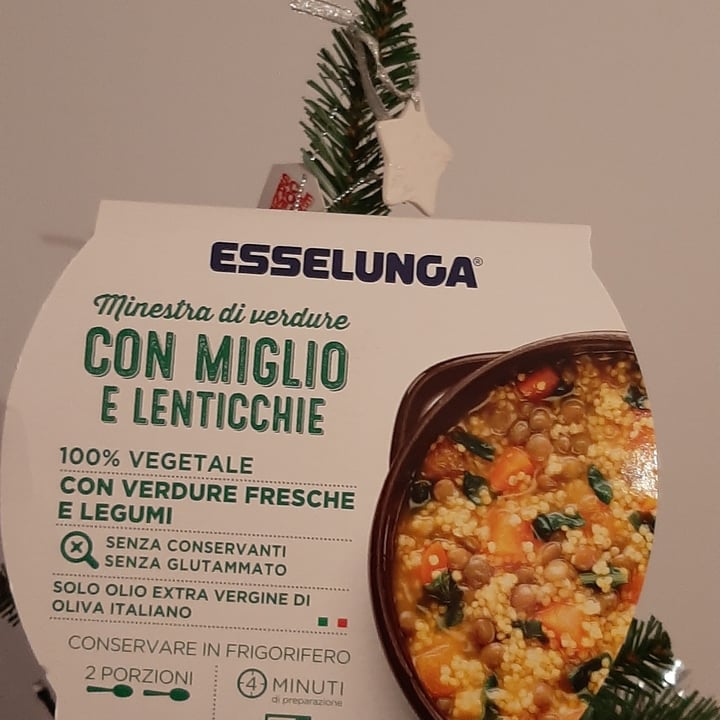 photo of  Esselunga Zuppa di verdure con miglio e lenticchie shared by @lilliflower on  16 Dec 2021 - review