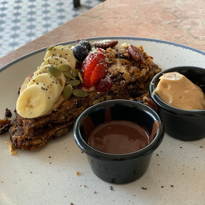 review photo of Privé Wheelock PB&J with Flourless Banana & Oat Pancakes shared by @l0serach on 15 Aug 2020 - review