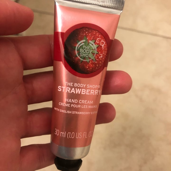 photo of The Body Shop Strawberry Hand Cream shared by @lauradear on  19 Jun 2021 - review