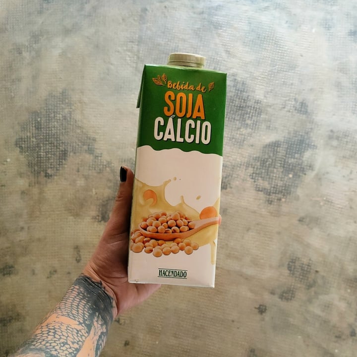 photo of Hacendado Leche vegetal soja shared by @sa-almasveganas on  30 Sep 2021 - review