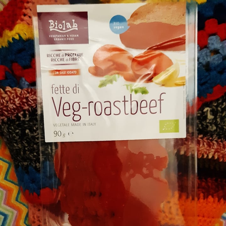 photo of Biolab Affettato vegano Roastbeef shared by @mattii on  06 Apr 2022 - review