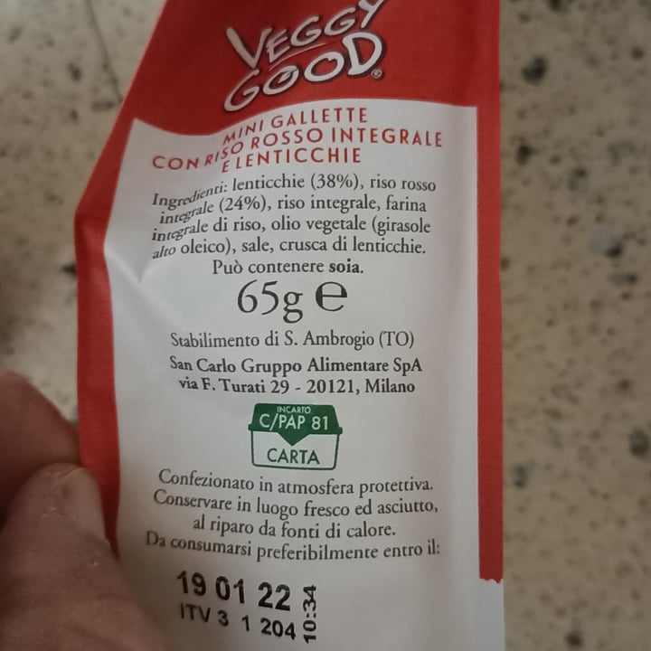 photo of San Carlo Triangolini con riso rosso e lenticchie shared by @andreasic on  10 Dec 2021 - review