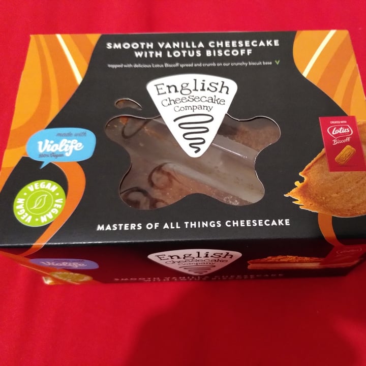 photo of English Cheesecake Company Smooth Vanilla Cheesecake With Lotus Biscoff shared by @mbb38 on  10 Dec 2022 - review