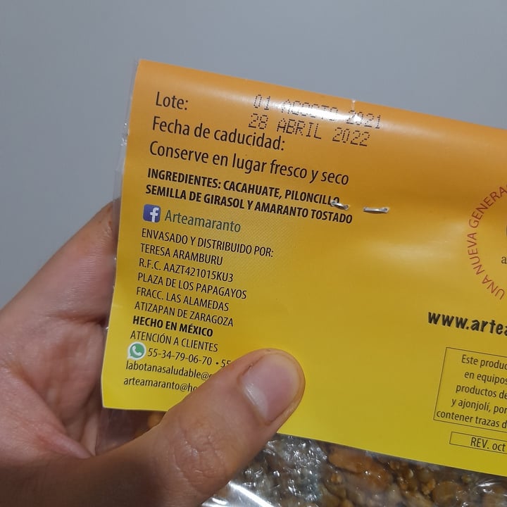 review photo of ArTe amaranto Palanqueta shared by @jossiemdzz on 12 Oct 2021 - review