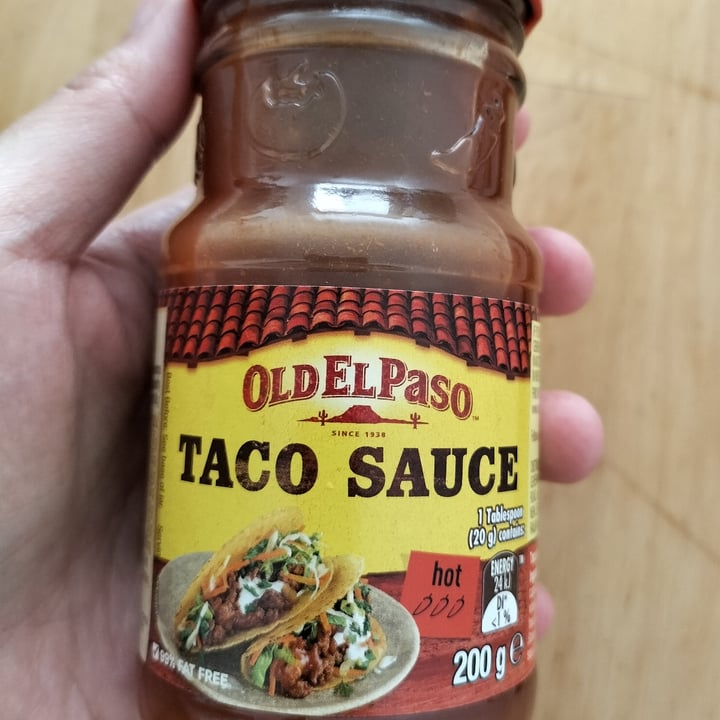 photo of Old El Paso Taco Sauce Hot shared by @justinelouise on  11 Feb 2022 - review