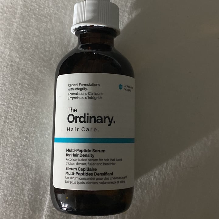 photo of The Ordinary Multi-peptide serum for hair density shared by @giuliaconiglio on  08 Jul 2022 - review