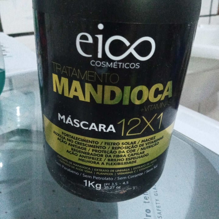 photo of Eico Cosméticos Máscara Mandioca shared by @katiafranciele on  11 May 2022 - review