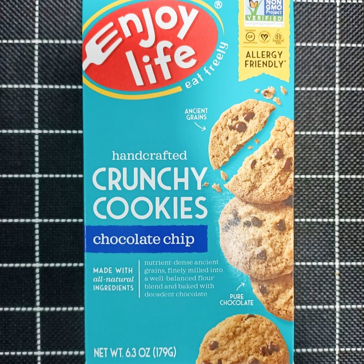 photo of Enjoy Life Crunchy Cookies Chocolate Chip shared by @yamspotatoes on  07 Sep 2020 - review