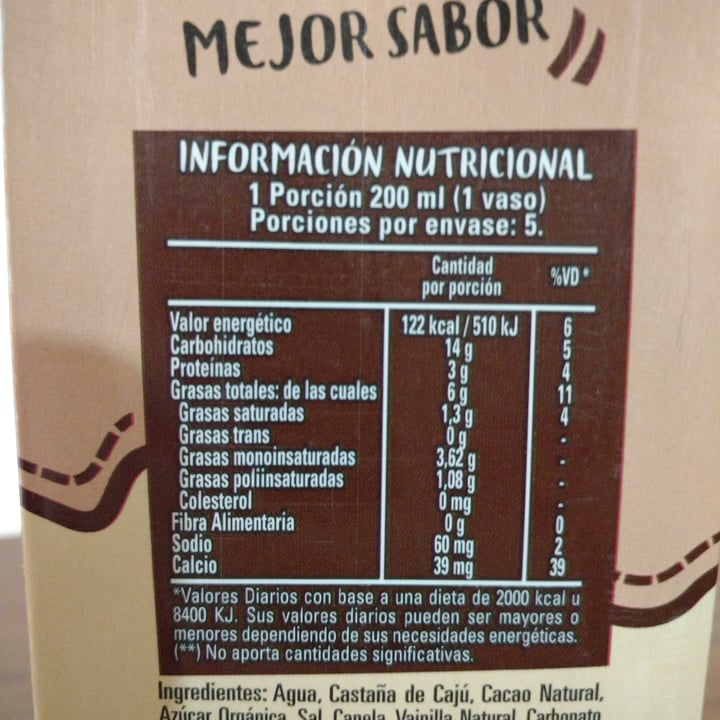 photo of Vívet Leche de Castañas Tostadas sabor Chocolate shared by @sandra0206 on  24 Jan 2022 - review