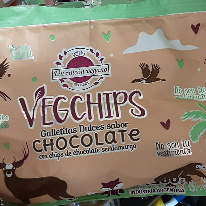 photo of Un Rincón Vegano Vegchips Galletitas Dulces sabor Chocolate shared by @april7 on  22 Mar 2021 - review