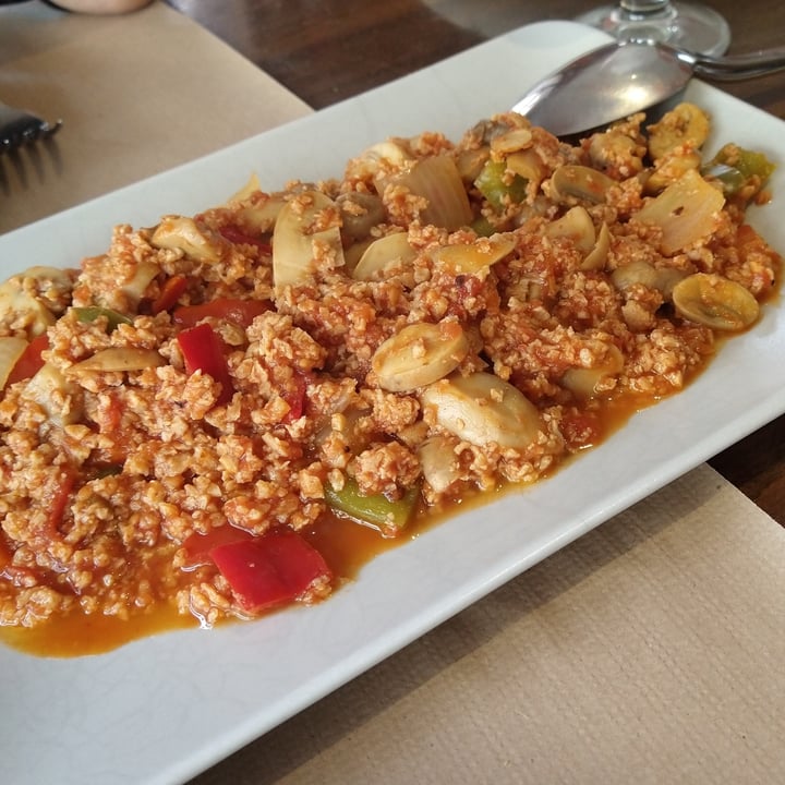 review photo of Las Mañanitas Fajitas veganas shared by @nimoe on 04 Oct 2020 - review