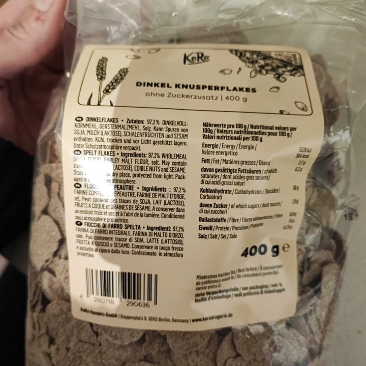 photo of Koro Farro Flakes shared by @asax85 on  10 Mar 2022 - review