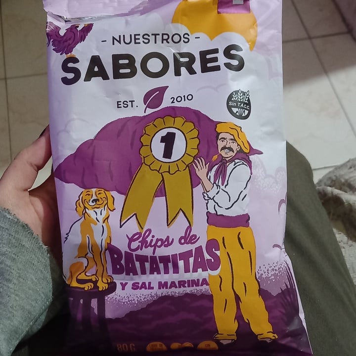 photo of Nuestros Sabores Chips De Batatitas shared by @valenresua on  12 Jun 2022 - review