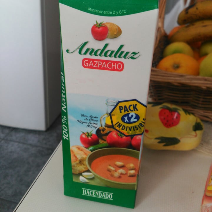 photo of Hacendado Gazpacho Tradicional shared by @aderyn on  17 Jun 2020 - review