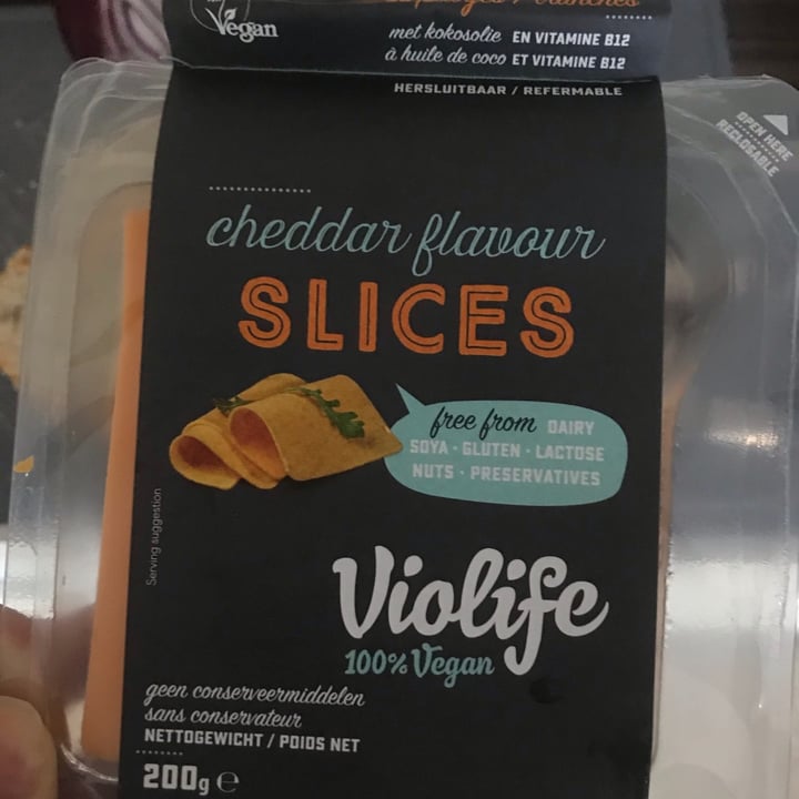photo of Violife Cheddar Slices shared by @zuzana on  04 Jul 2020 - review