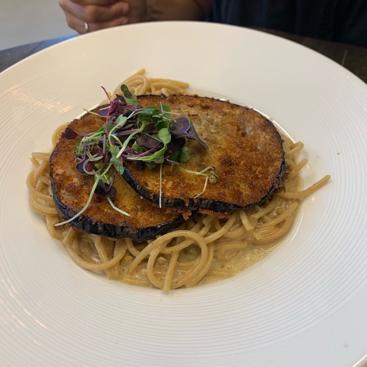 review photo of The Stand Vegan Cafe cacio e pepe shared by @veganengineer on 20 Aug 2022 - review