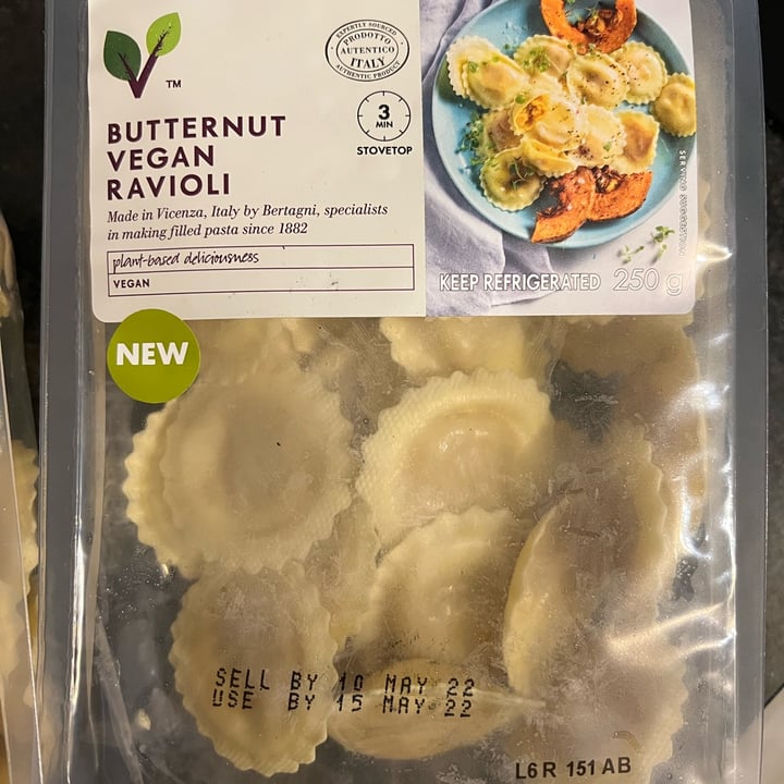 photo of Woolworths Food Butternut vegan ravioli shared by @theycallmelynsey on  23 Apr 2022 - review