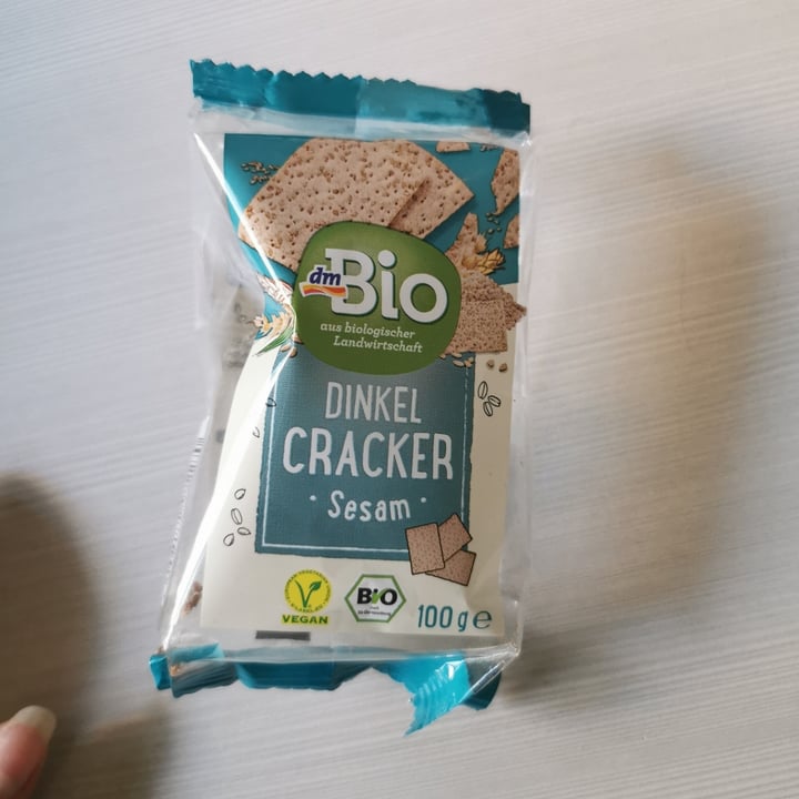 photo of dmBio Dinkel cracker sesam shared by @valentinacanepa on  18 May 2022 - review
