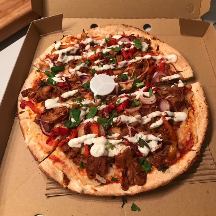 photo of Crust Pizza BBQ Jackfruit Pizza shared by @charlierisbey on  06 Sep 2020 - review