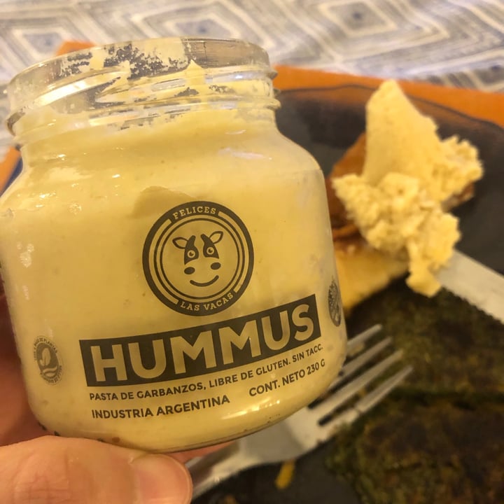 photo of Felices Las Vacas Hummus shared by @marthu on  06 Aug 2021 - review