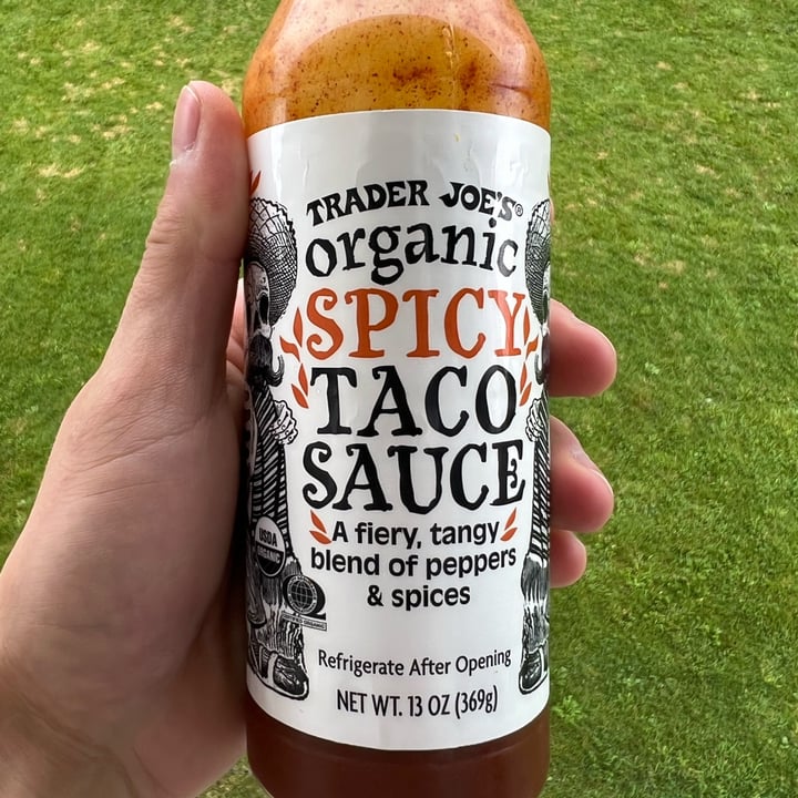 photo of Trader Joe's Organic spicy taco sauce shared by @vlhrubcd522p on  23 Sep 2022 - review