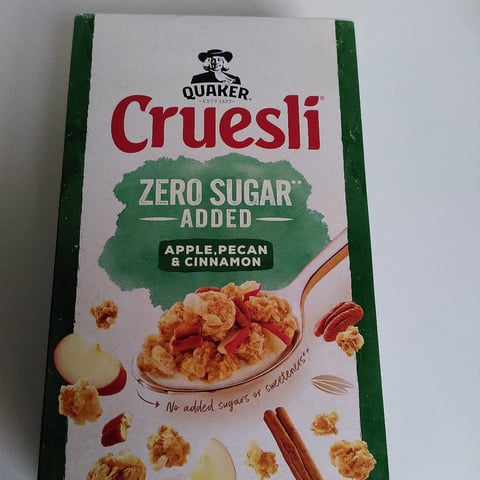 Quaker cruesli zero sugar apple, pecan, cinnamon Reviews