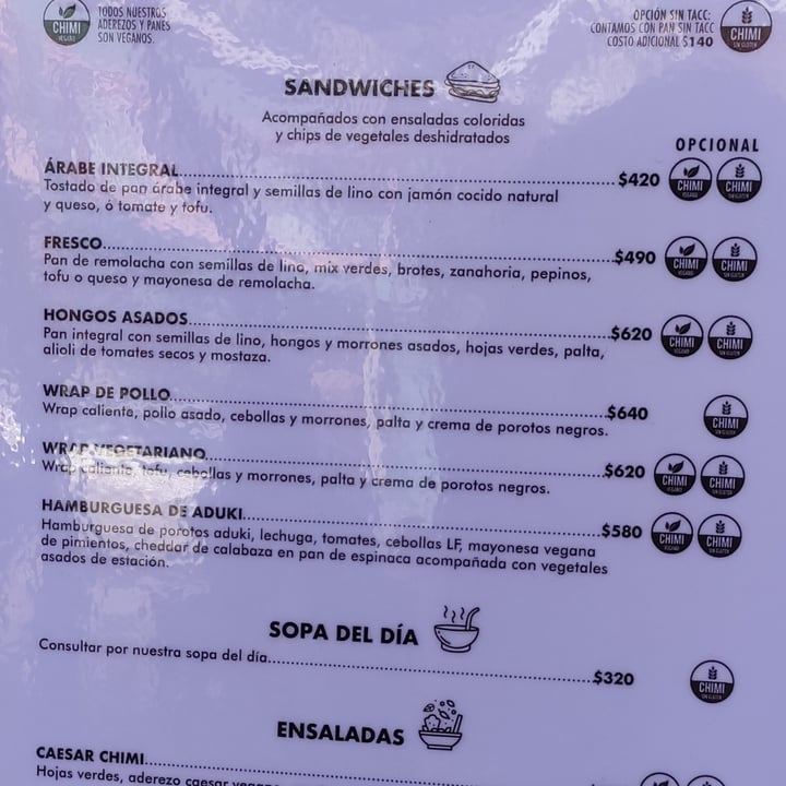 photo of Chimi Deli Cocina Natural hamburguess de poroto aduki y mayoness vegana con coles law shared by @argentinaveggie on  31 Jul 2021 - review