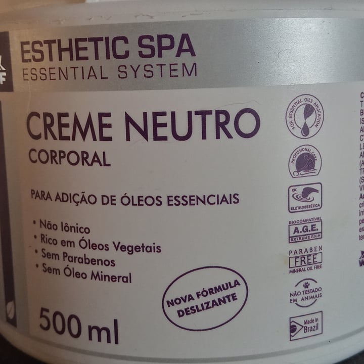 photo of Wnf vegana Creme Neutro Corporal shared by @ritaschimeneck on  16 Apr 2022 - review